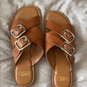 Franco Sarto  cognac sandals